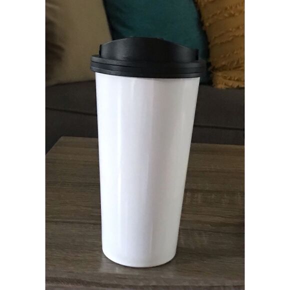 Stainless Steel White Tumbler / Cup - Picture 1 of 4